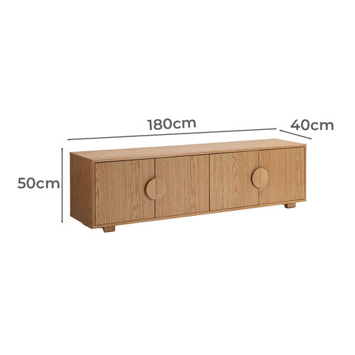 ESTUDIO FURNITURE BRIGHTON OAK ENTERTAINMENT UNIT