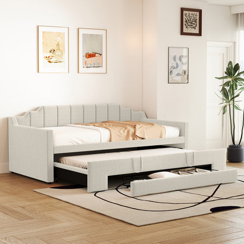 HAVEN COVE FURNITURE DEIDARA QUEEN DAYBED WITH TRUNDLE & STORAGE