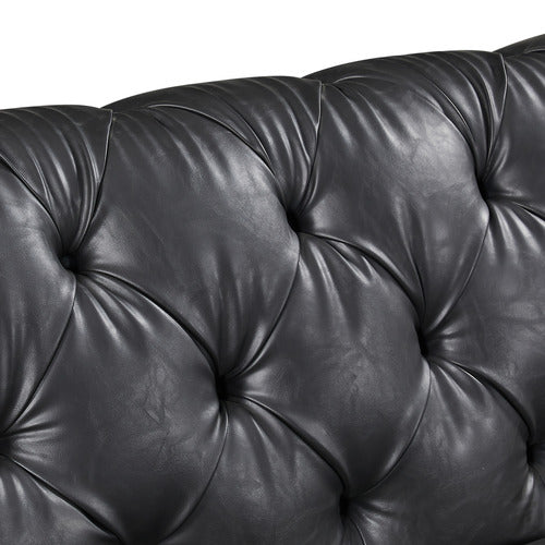 BY DESIGNS PRIMAVERA 3 SEATER LEATHER SOFA