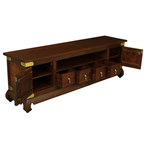 LA VERDE 190CM VINTAGE STYLE CHINESE ENTERTAINMENT UNIT