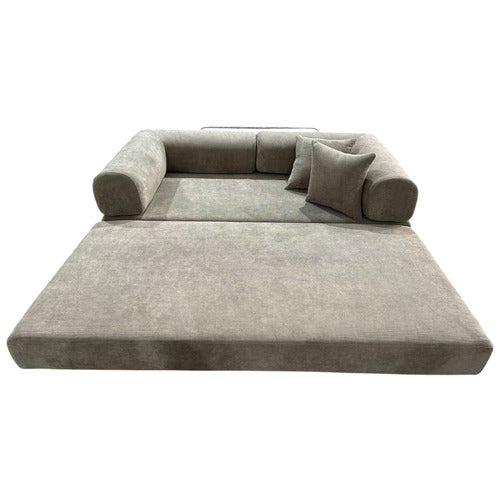 MIKASA FURNITURE KIRAN 3 SEATER DOUBLE CORDUROY SOFA BED