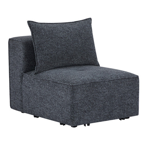 MIKASA FURNITURE RHODES 3 SEATER MODULAR SOFA SET WITH OTTOMAN