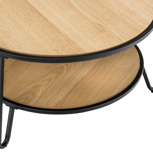 CONTINENTAL DESIGNS MACY ROUND COFFEE TABLE