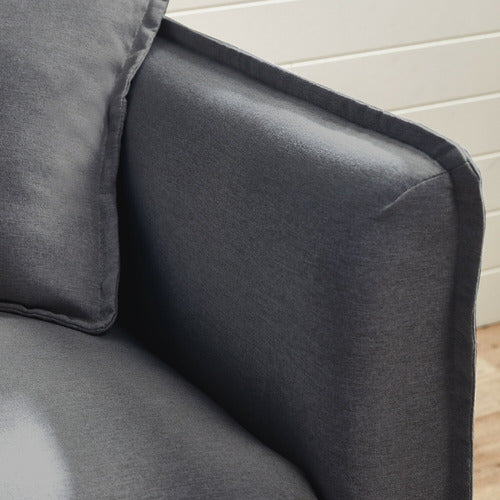 MONTAUK SLIPCOVER REVERSIBLE CHAISE SOFA