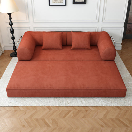 MIKASA FURNITURE KIRAN 3 SEATER DOUBLE CORDUROY SOFA BED