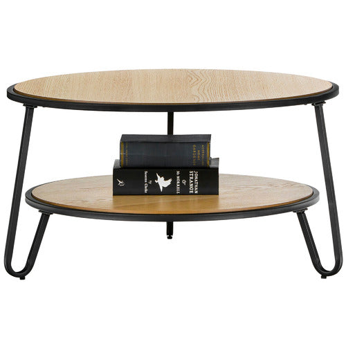 CONTINENTAL DESIGNS MACY ROUND COFFEE TABLE