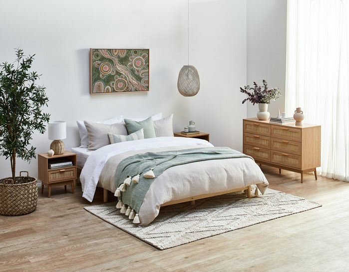 LIVING FUSION HOLLY RATTAN 6 DRAWER CHEST
