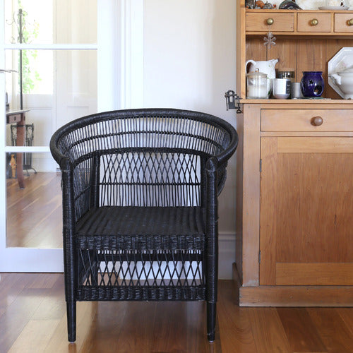 HYDE PARK HOME MALAWI RATTAN CLUB CHAIR