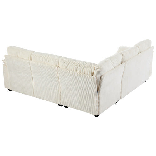 CASSINGTON HOME EVIANA 5 SEATER SINGLE MODULAR SOFA BED