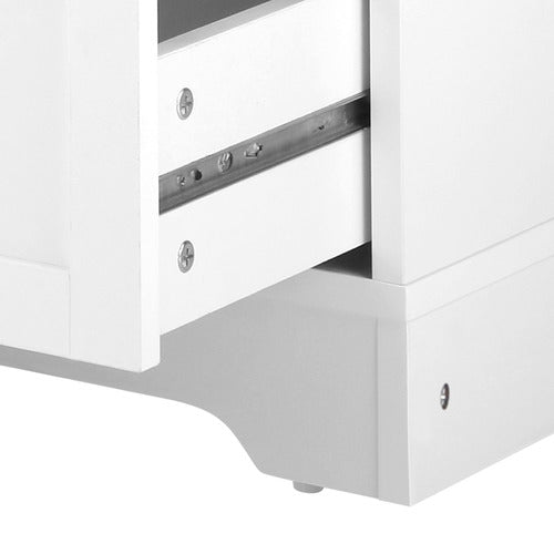 LIVING FUSION WHITE AURORA 5 DRAWER CHEST