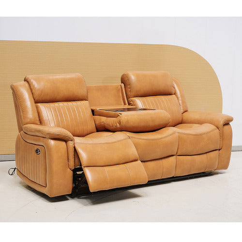 BY DESIGNS MARCIELA 3 SEATER ELECTRIC RECLINER SOFA