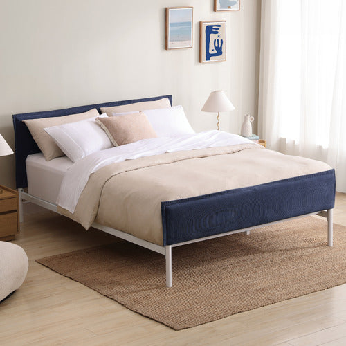 NAVY MONTAUK QUEEN BED