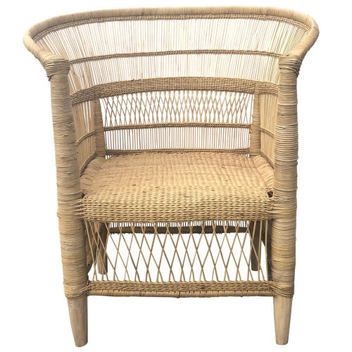 TRIBAL EXPRESSIONS AUTHENTIC MALAWI REED ARMCHAIR