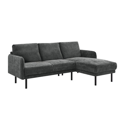 CORE LIVING SKADI 3 SEATER UPHOLSTERED SOFA WITH RIGHT CHAISE
