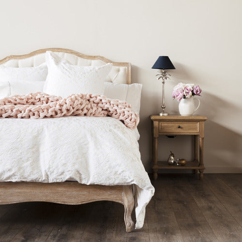 NATURALLY PROVINICIAL HARRIETT AMERICAN OAK BEDSIDE TABLE