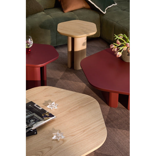 MERLOT PREMIUM HEX 90CM COFFEE TABLE