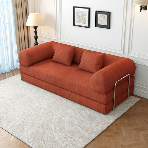 MIKASA FURNITURE KIRAN 3 SEATER DOUBLE CORDUROY SOFA BED