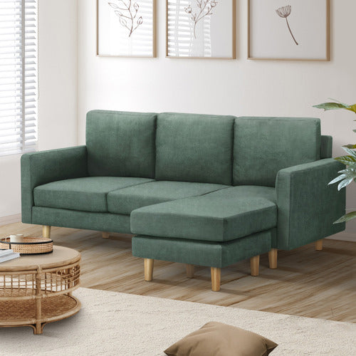 LIVING FUSION VANESSA 3 SEATER SOFA WITH REVERSIBLE CHAISE