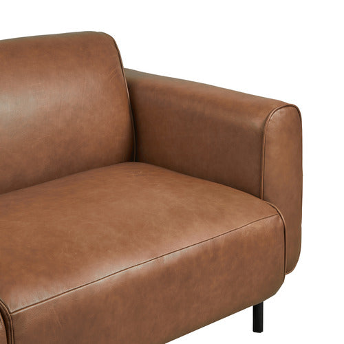 BAILEY 3 SEATER GENUINE LEATHER SOFA