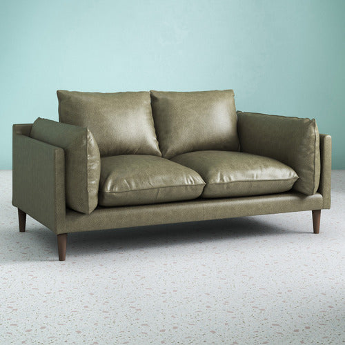 TERRY 2 SEATER GENUINE LEATHER SOFA