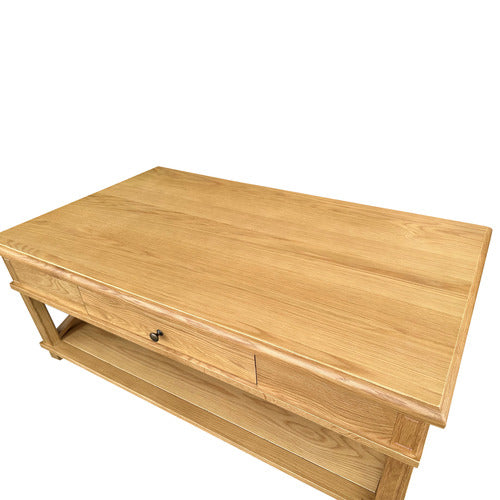 HAMILTON FURNITURE EMBRACE OAK WOOD COFFEE TABLE