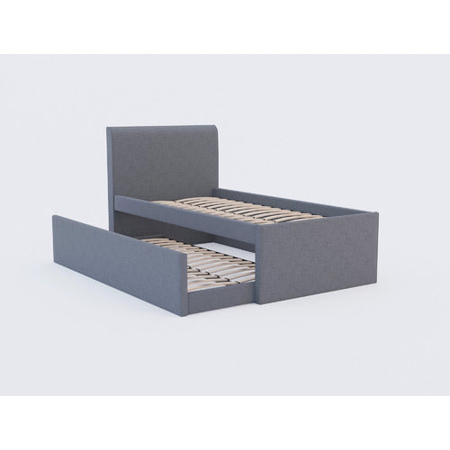 RAWSON & CO GREY KING SINGLE HAZEL TRUNDLE BED
