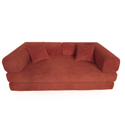 MIKASA FURNITURE KIRAN 3 SEATER DOUBLE CORDUROY SOFA BED