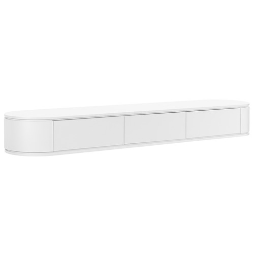 PREMIUM 200CM CANNES CURVED WALL-MOUNTED TV UNIT