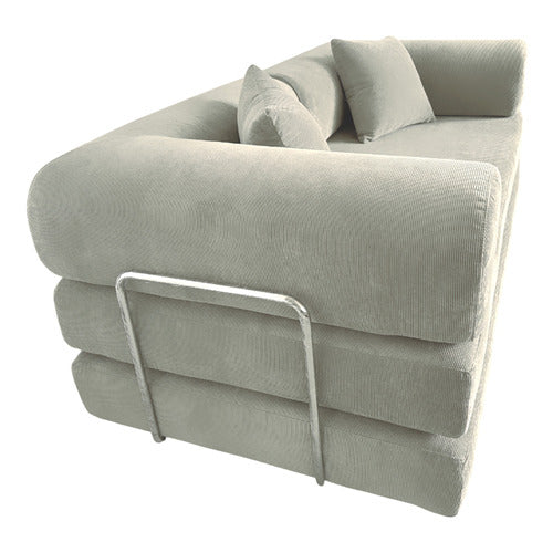 MIKASA FURNITURE KIRAN 3 SEATER DOUBLE CORDUROY SOFA BED