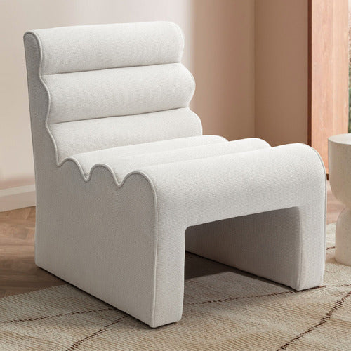 NATURAL PABLO CHENILLE ACCENT CHAIR
