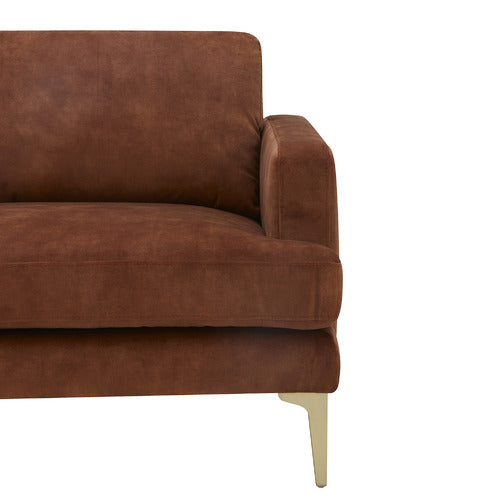DARYA 3 SEATER VELVET SOFA