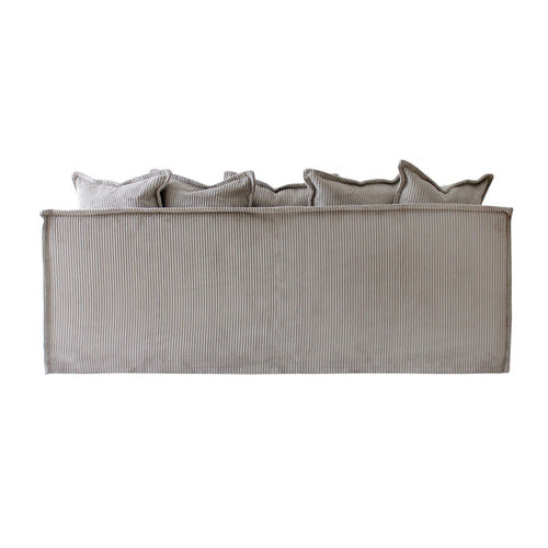 HYDE PARK HOME CUMULUS 3 SEATER CORDUROY SLIPCOVER SOFA