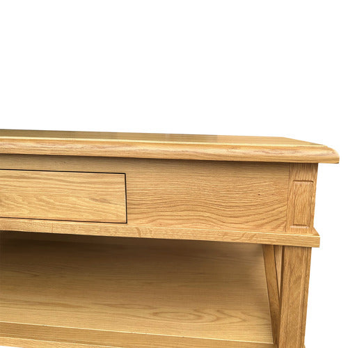 HAMILTON FURNITURE EMBRACE OAK WOOD COFFEE TABLE