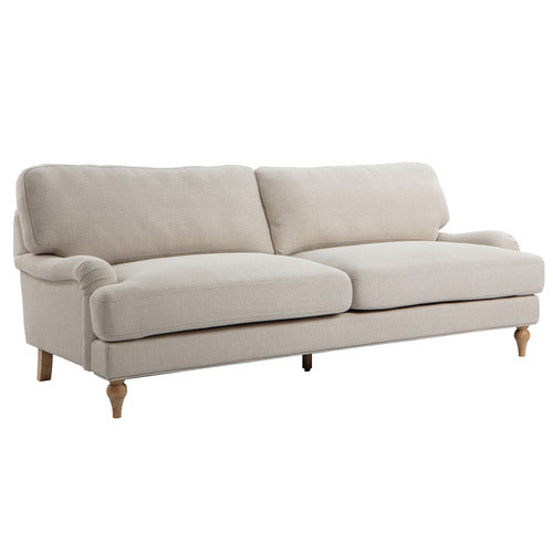 NATURAL DORSET 3 SEATER SOFA