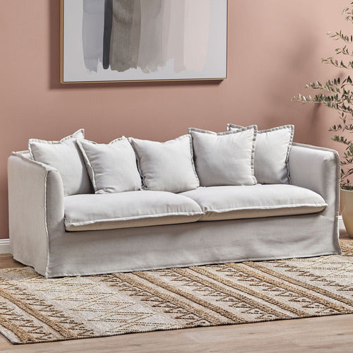 MONTAUK 3 SEATER SLIPCOVER SOFA