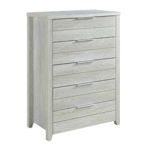 SOUTHERN STYLERS ALEXA 5 DRAWER TALLBOY