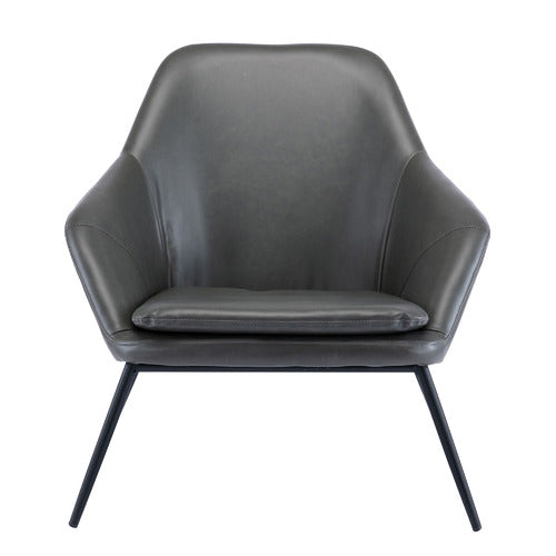 CORA HOME LIVING TALA FAUX LEATHER ARMCHAIR