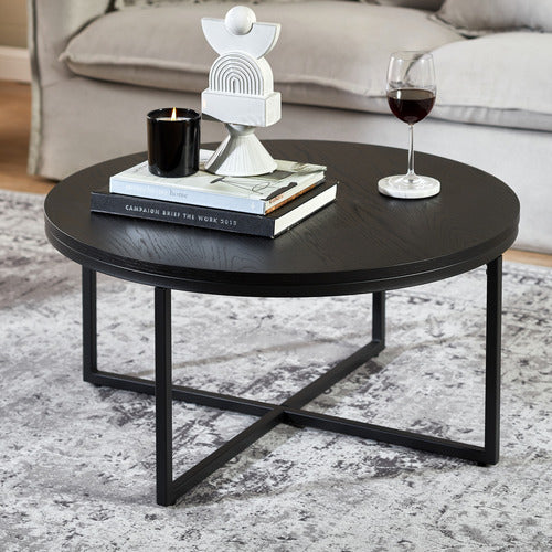 BORAS 80CM ROUND COFFEE TABLE
