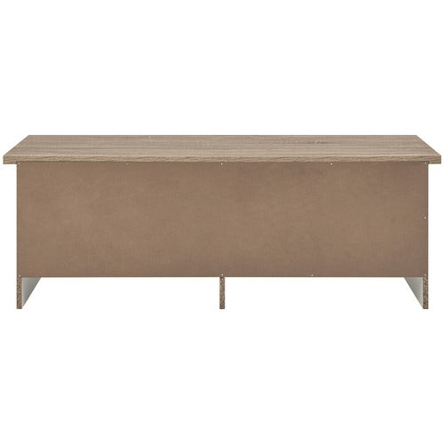 CORE LIVING WHITE & NATURAL EAST HASTINGS ENTERTAINMENT UNIT