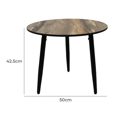 NATURALLY PROVINICIAL NATURAL CORSHA ROUND OUTDOOR COFFEE TABLE