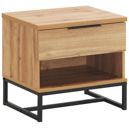 OAK FINISH JACKSON BEDSIDE TABLE
