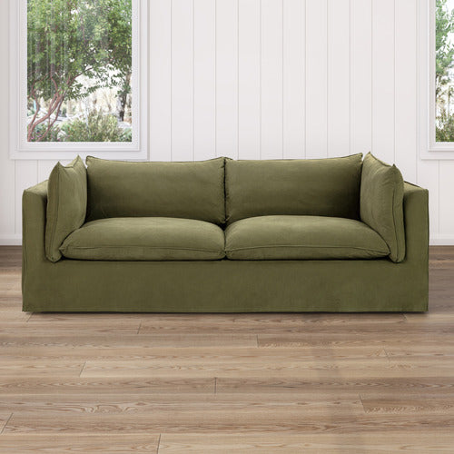 JUDE 3 SEATER SLIPCOVER SOFA