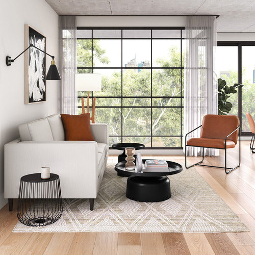 PALATINE STEEL COFFEE TABLE