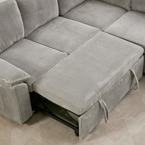 CASSINGTON HOME EVIANA 5 SEATER SINGLE MODULAR SOFA BED