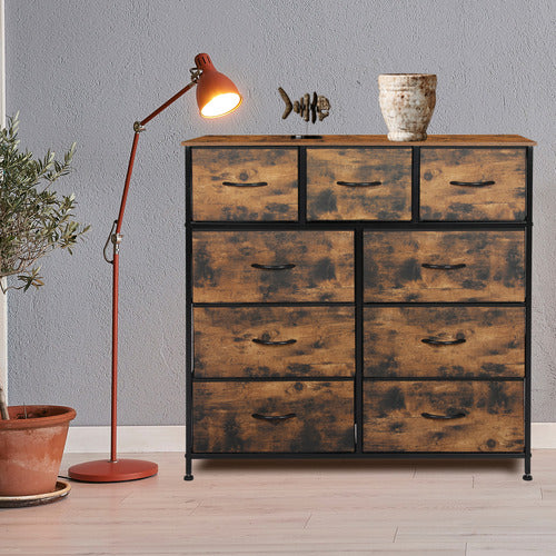 OAKLEIGH HOME LIVIA 9 DRAWER CHEST