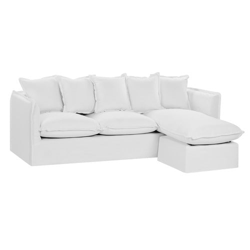 MONTAUK SLIPCOVER REVERSIBLE CHAISE SOFA