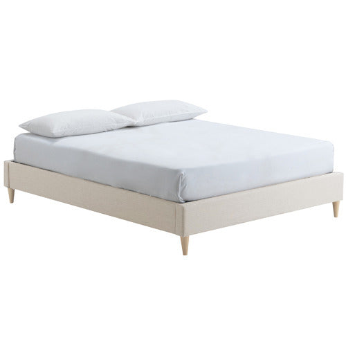 OAT WHITE CHARLOTTE BED BASE