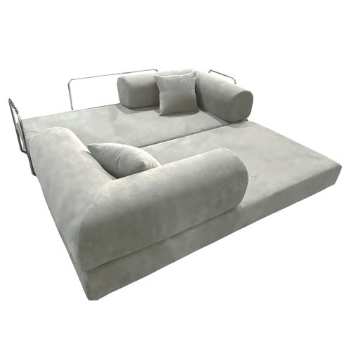 MIKASA FURNITURE KIRAN 3 SEATER DOUBLE CORDUROY SOFA BED