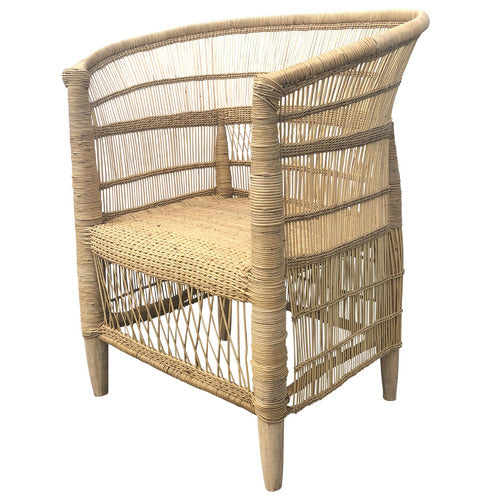 TRIBAL EXPRESSIONS AUTHENTIC MALAWI REED ARMCHAIR