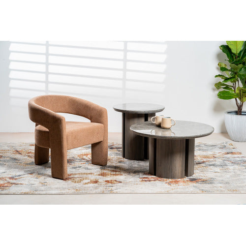 KEYS ROAD DESIGNS COLLOWAY MARBLE COFFEE TABLE